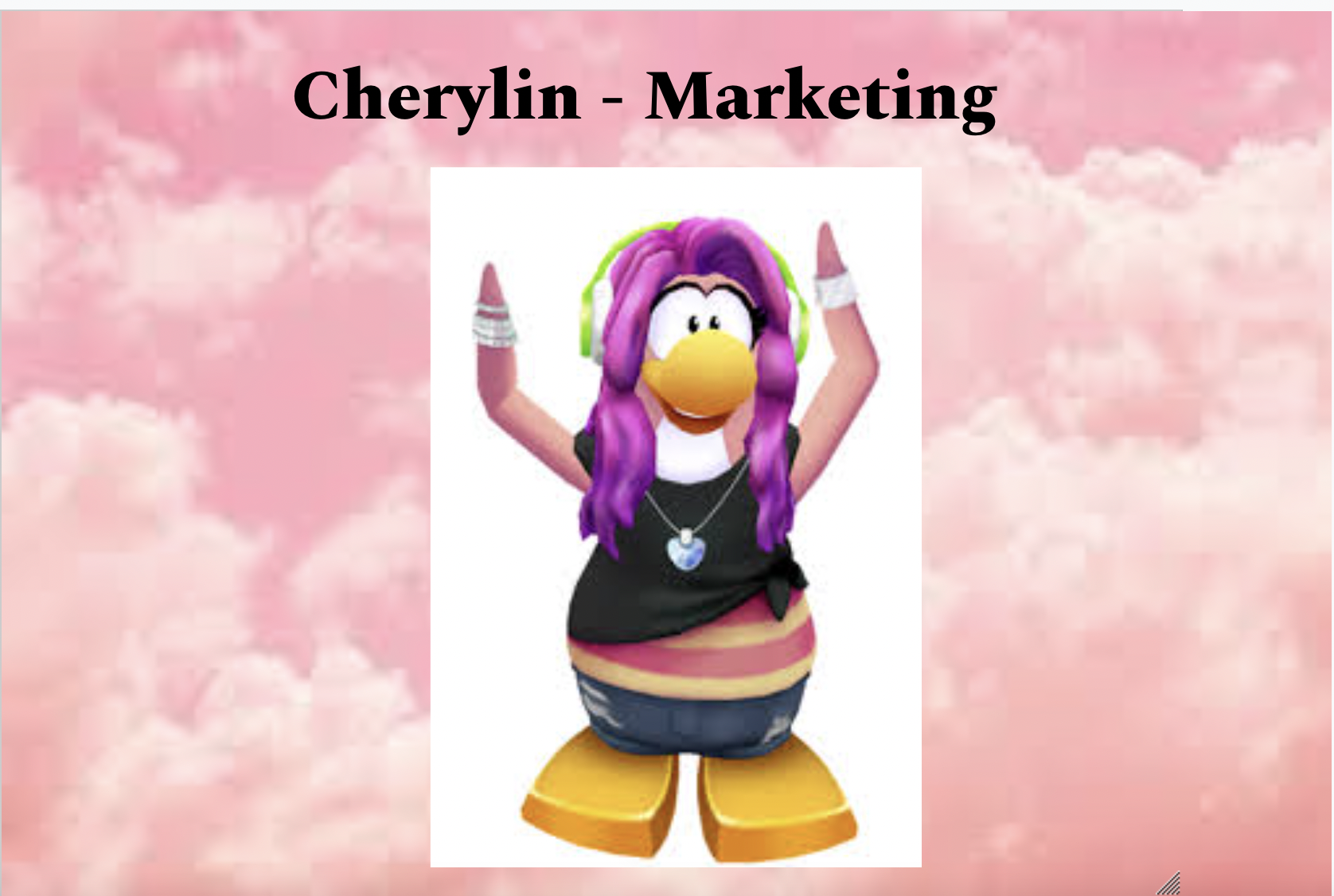 Cherylin/Marketing